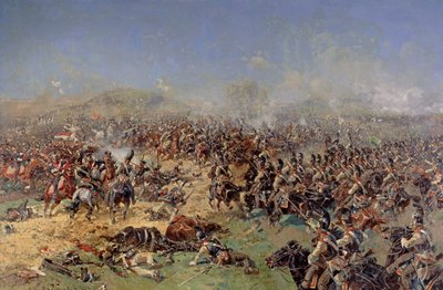 Slag bij Borodino op 26 augustus 1812, 1913 door Franz Roubaud